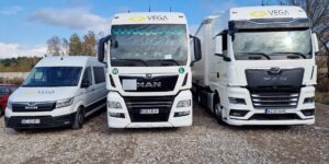 rodzaje transportu - flota MAN